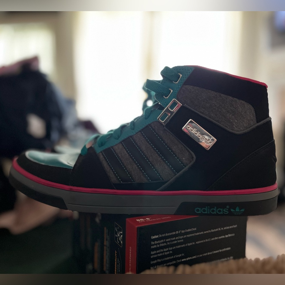 ADIDAS ORIGINAL HARD COURT SHOCK MID-TOP